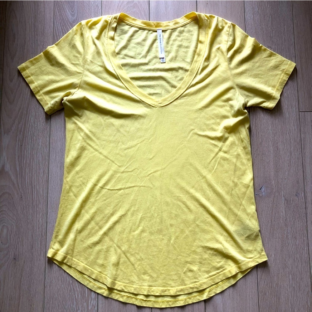 Babaton Yellow Basic T-Shirt
